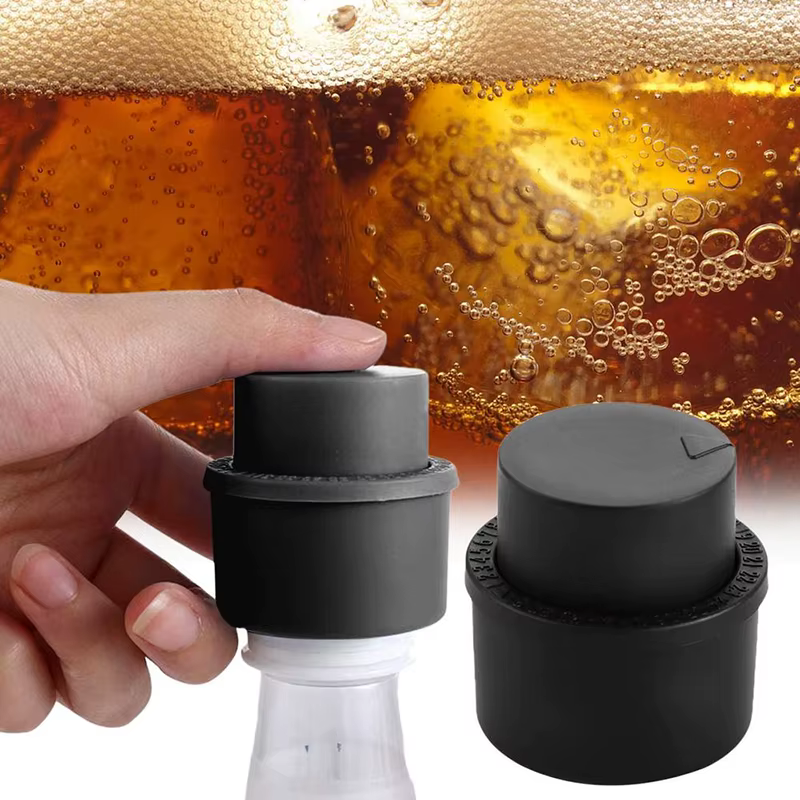 Bouchons de soda et de bouteille en silicone, bouchon de pompe économiseur de soda, sûr et durable, 