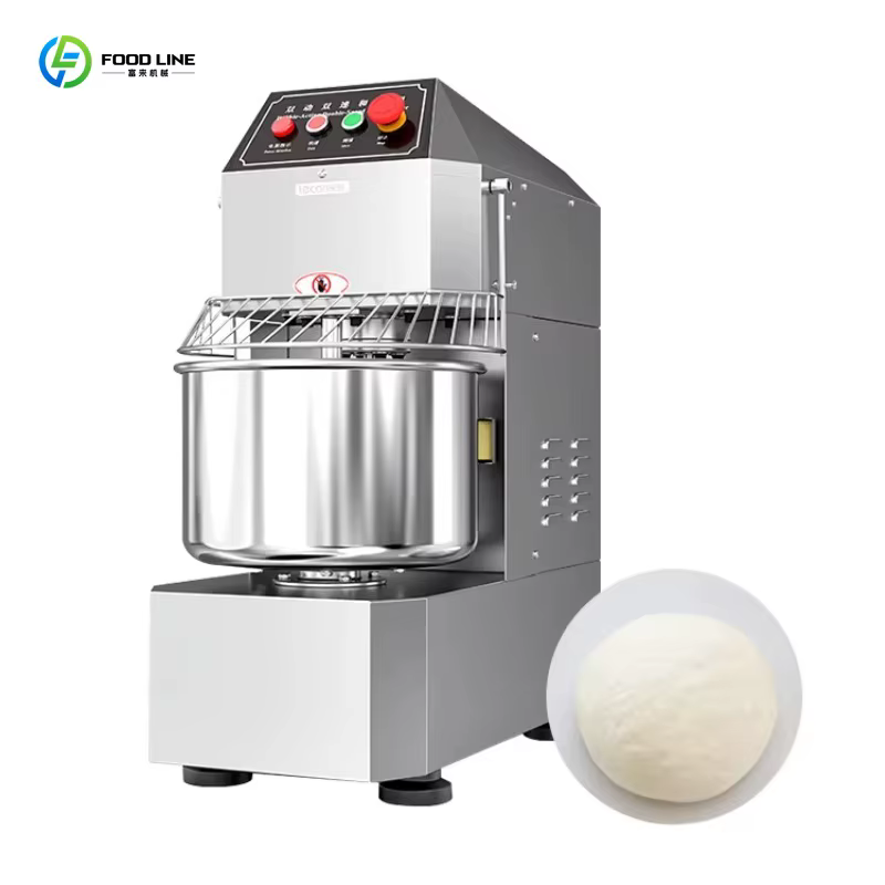 Pétrin Spirale Professionnel Robuste en Acier Inoxydable 10qt 5kg 50kg pour Pains et Pâtisseries