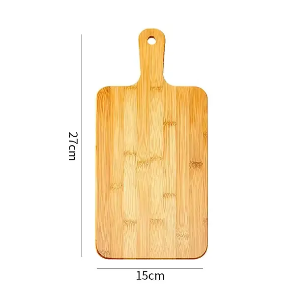 Planche à découper en bambou avec poignée, grande planche de service en bois, planches à découper de