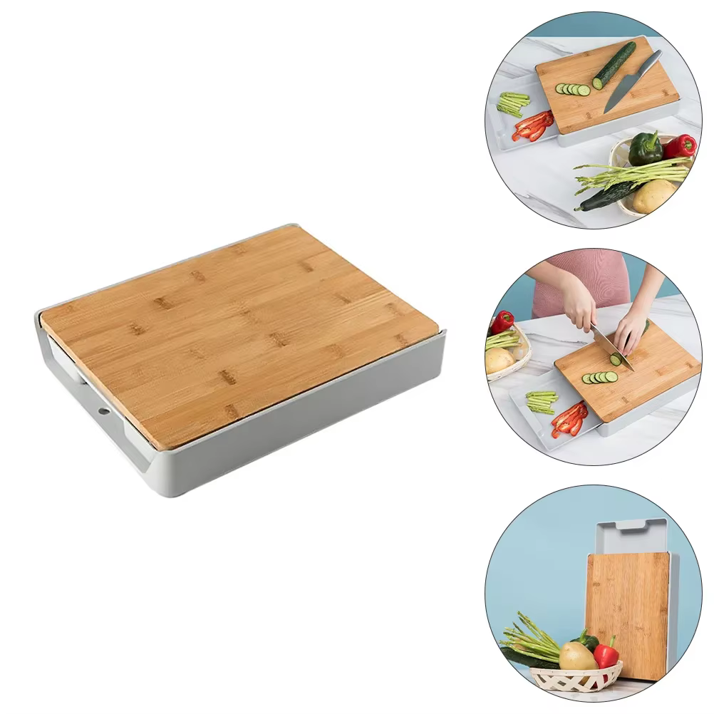 MELCutting Board Bambou Plastique Evaluproximity wers Outil de cuisine en bois multifonction Planche