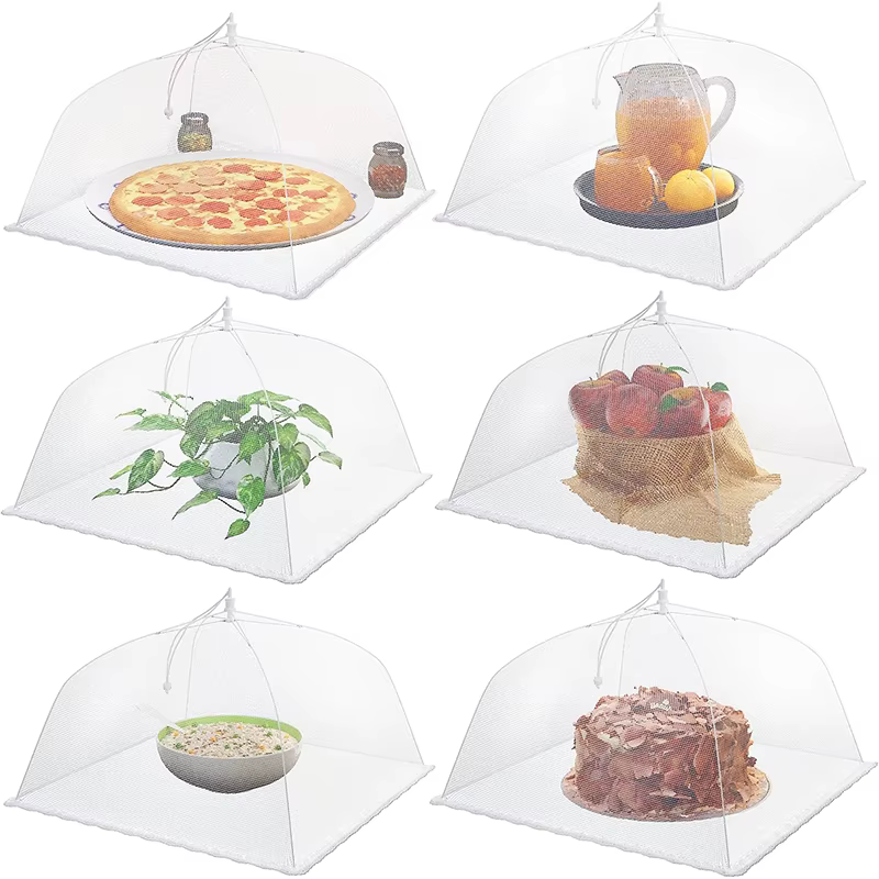 LMETJMA – couverture alimentaire en maille, grande et haute, couverture alimentaire, parapluie de te