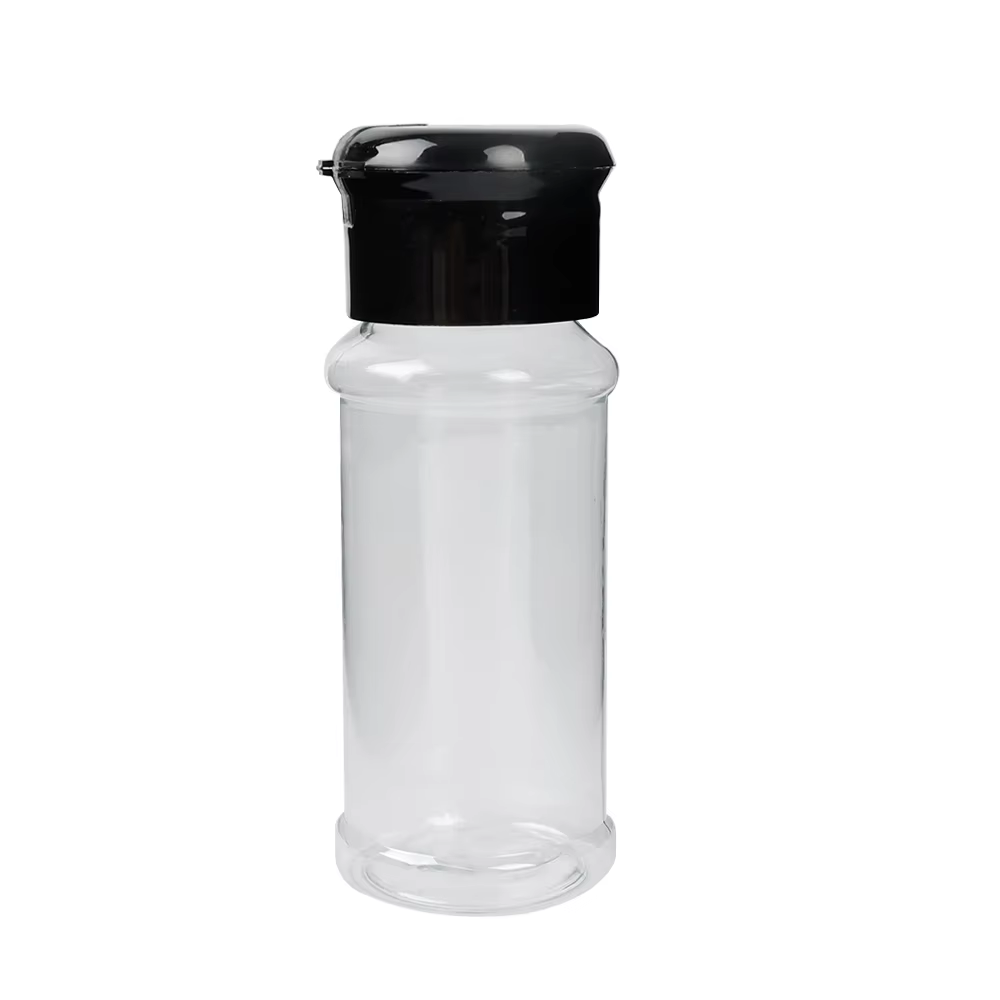 Bocaux d'Assaisonnement Transparents de 100ml, Stockage d'Épices HI, Boîte à Condiments, Distributeu