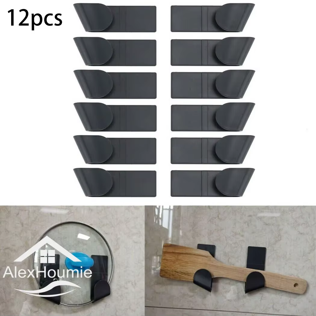Support de couvercle de Pot mural suspendu, support de couvercle de casserole, support de rangement 