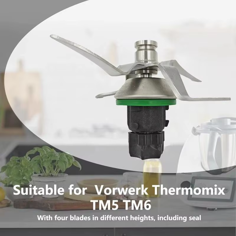 Lame pour mélangeur de remplacement Thermomix TM5 TM6, couteau mixte de cuisson