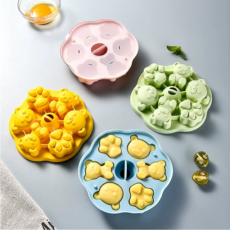 Moules à muffins en silicone, glaçons, gâteau Chi, 5 à 8 qt, autocuiseur, machine à mordre les œufs,