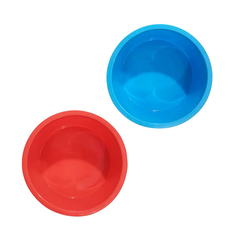Moule à Gâteau Rond en Silicone de Haute Qualité, 2 Pièces, 4 Pouces, pour Mousse au Chocolat, Pâtis