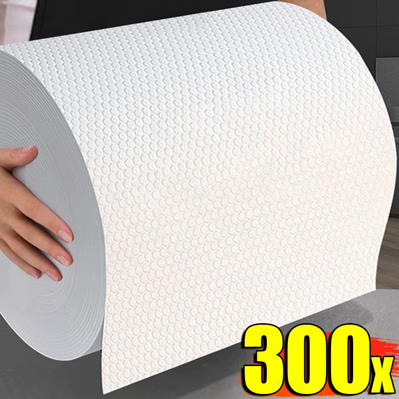 Chiffons jetables de cuisine, chiffons de nettoyage Non tissés réutilisables, serviettes de lavage m