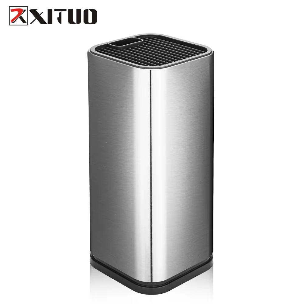 XITUO couverts de cuisine en acier inoxydable porte-couteau support porte-outil 8 pouces porte-coute