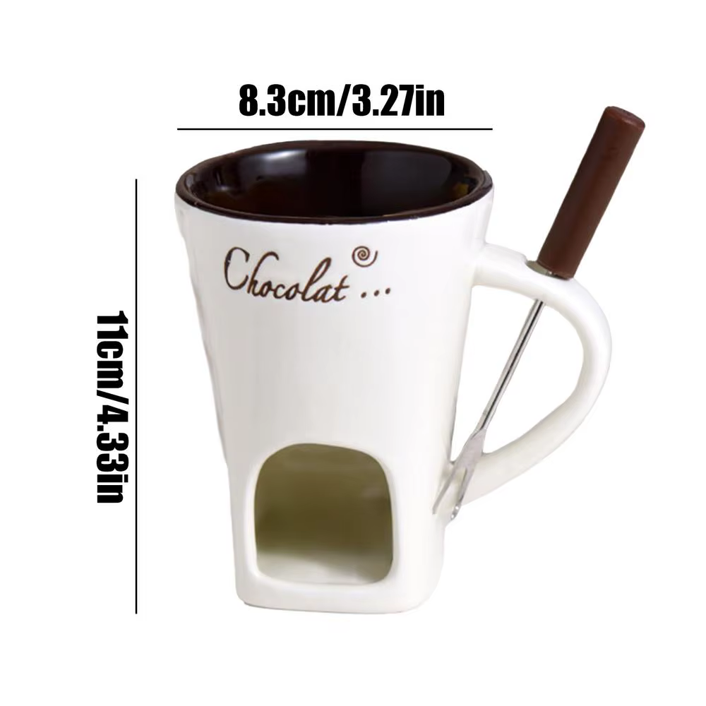 Pots à Fondue, ensemble de tasses à Fondue, Mini chocolat, fromage, crème glacée, Kit de fabrication