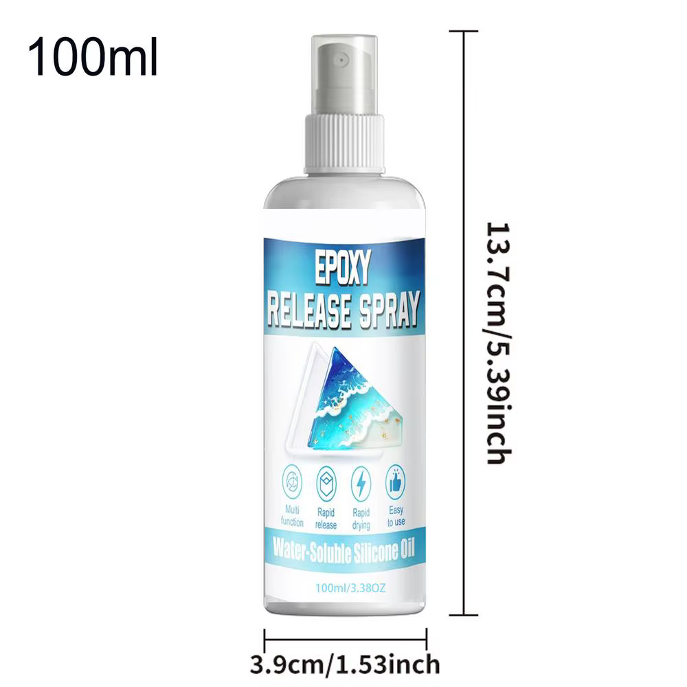 Spray de démoulage silicone époxy, séchage rapide, antiadhésif, prolonge la durée de vie des moules