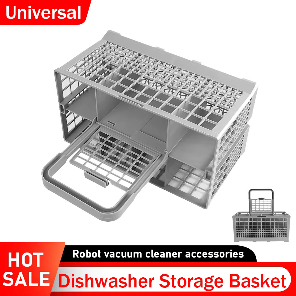 Panier universel multifonctionnel pour lave-vaisselle, porte-couverts pliable pour panier de lave-va