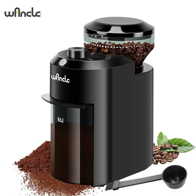 Wancle – moulin à café électrique réglable, broyage de grains de café conique avec 28 réglages de br