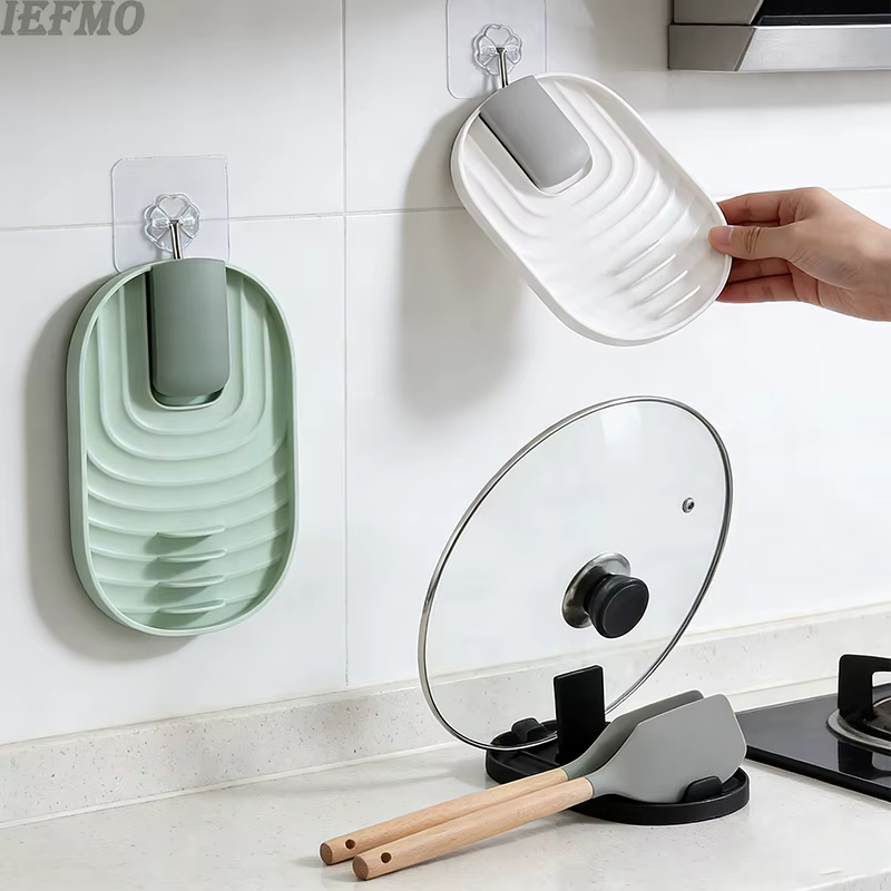 Support de couvercle de Pot pliable, organisateur de cuisine, support de rangement de pelle, égoutto