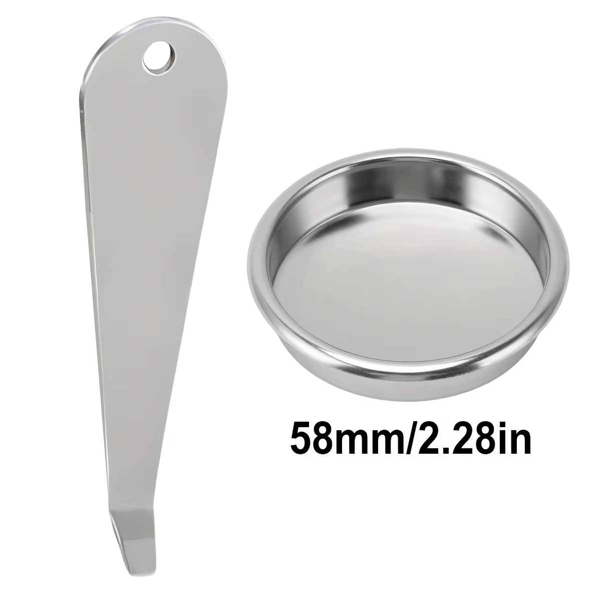 Ensemble d'accessoires pour Machine à café, 2 pièces, comprenant un filtre aveugle et un panier de f