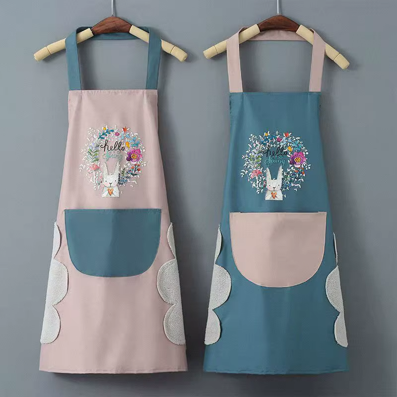 Tablier de cuisine domestique pour essuyage des mains, résistant à l'huile, imperméable, pour hommes