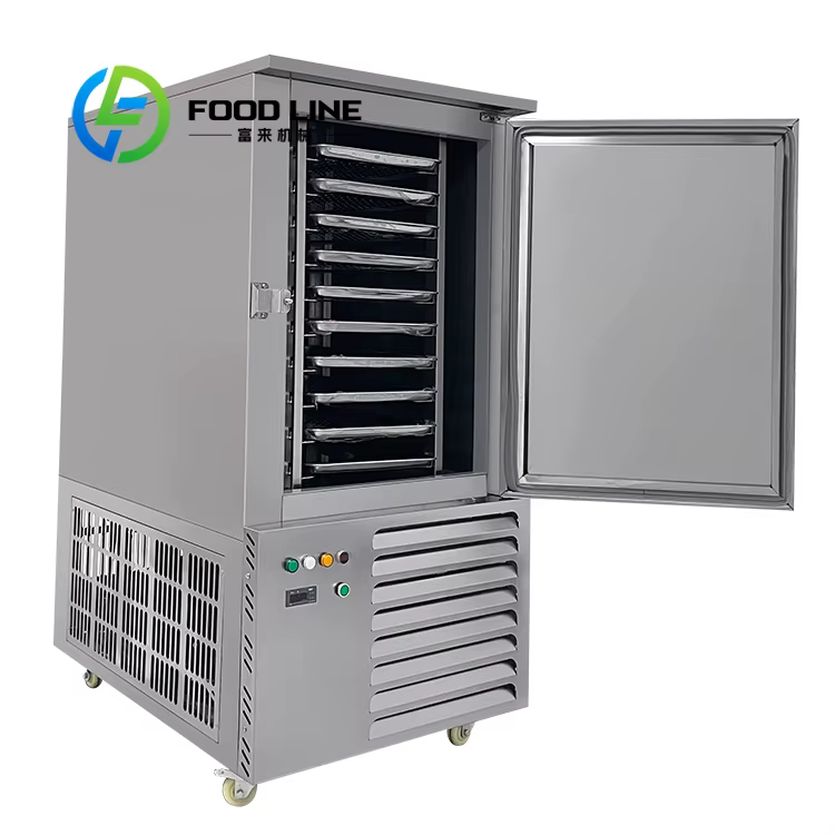 Congélateur rapide commercial de 300 L -45 degrés Congélateur de souffle de pain de viande de poisso