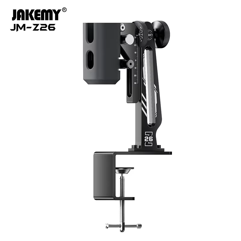 Couteau à découper ultrasonique JAKEMY à 360 degrés, support en aluminium avec pince en C réglable m