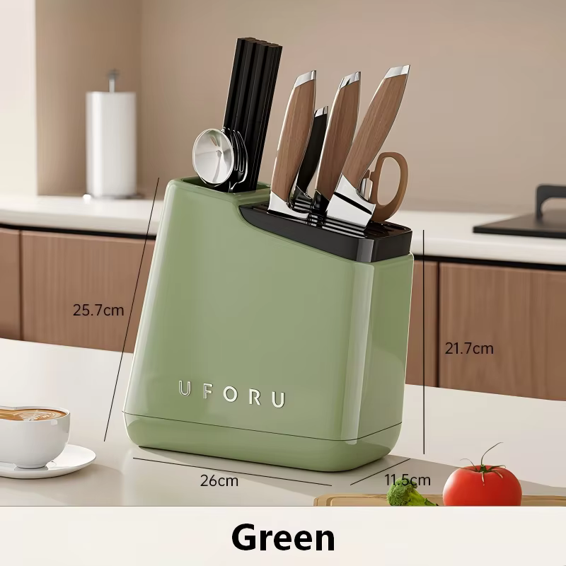 Support à couteaux, étagère de rangement pour couteaux, support multifonctionnel pour couteaux de cu