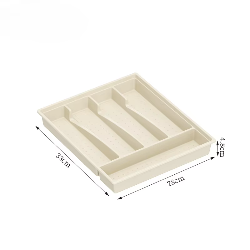 Boîte de rangement de vaisselle, tiroir de séparation Portable de cuisine, organisateur cuillère boî