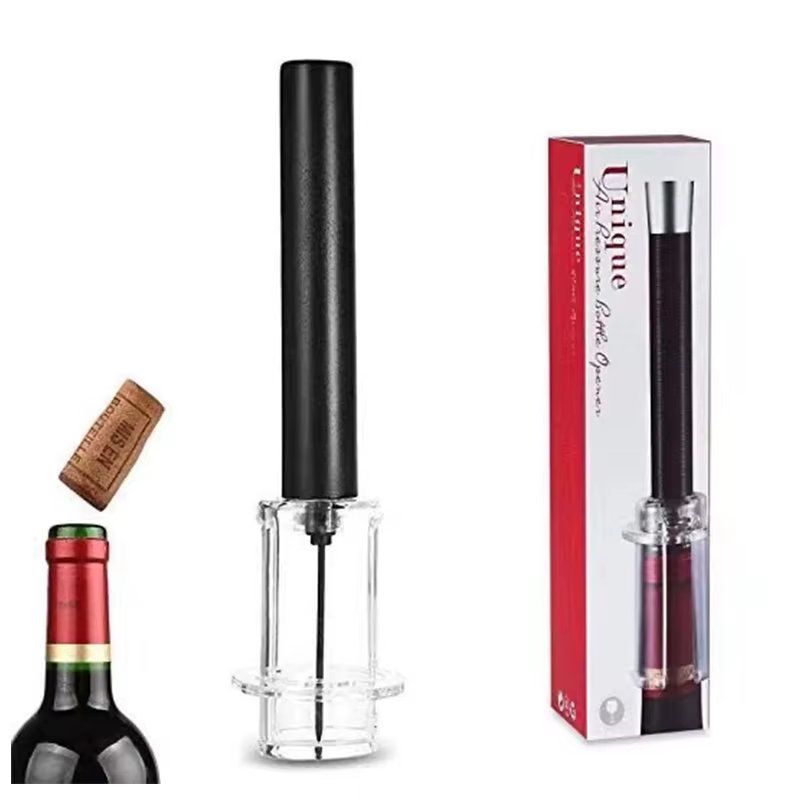 Ouvre-bouteille de vin à pompe à Air, Tube en plastique, aiguille, tire-bouchon, outil d'ouverture d