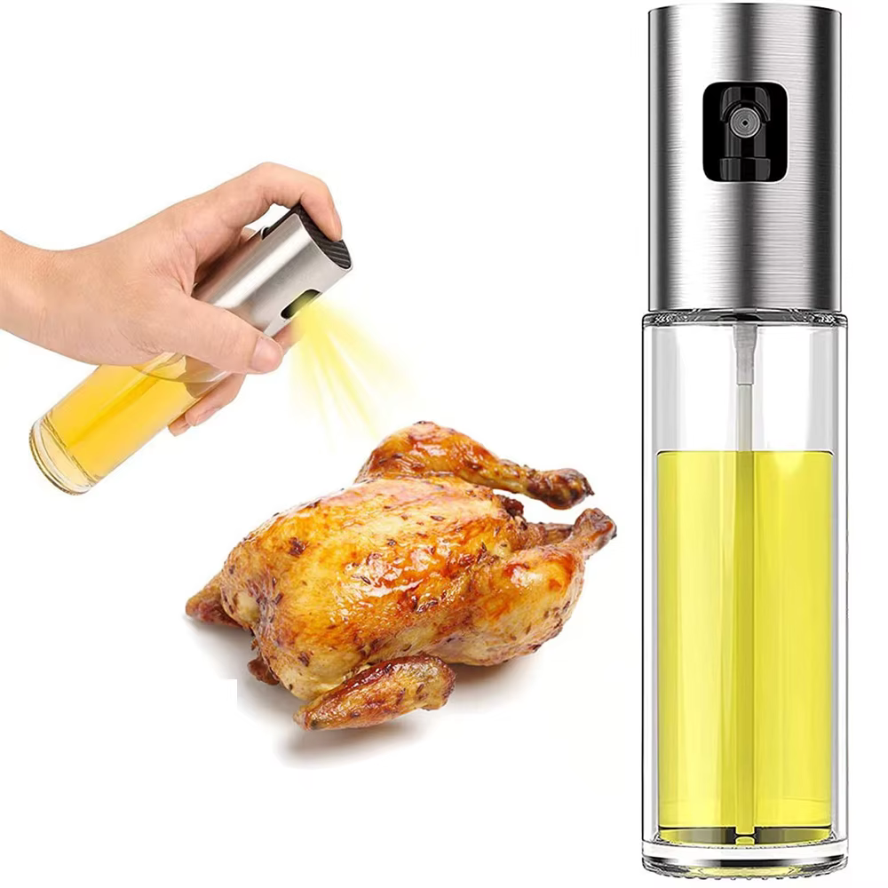 Pulvérisateur à huile en verre pour la cuisson Olive Mister Spray pour salade BBQ Cuisine Cuisson Vi