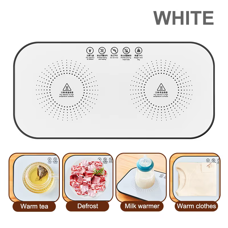 Plaque chauffante électrique, tapis chauffant pour aliments, Table à manger en Silicone, chauffage r
