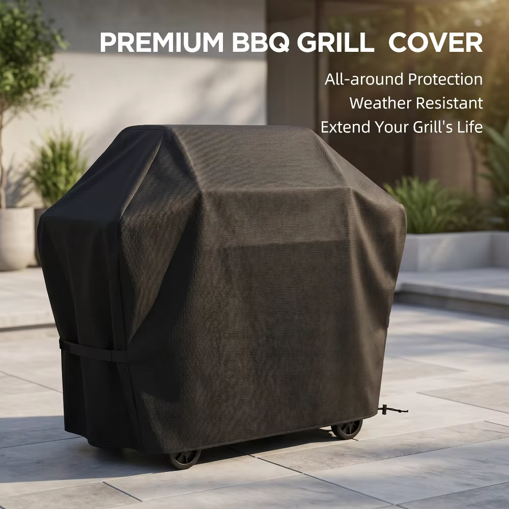 Housse de barbecue à gaz 22-72 pouces, imperméable, anti-UV, résistante à la décoloration, avec sang