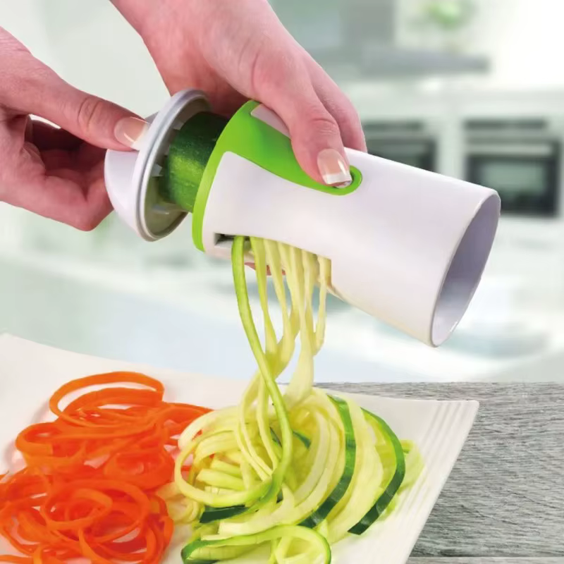 Spiralizateur de légumes robuste, trancheuse en spirale, coupe-pâtes au zucchin, nouilles, machine à