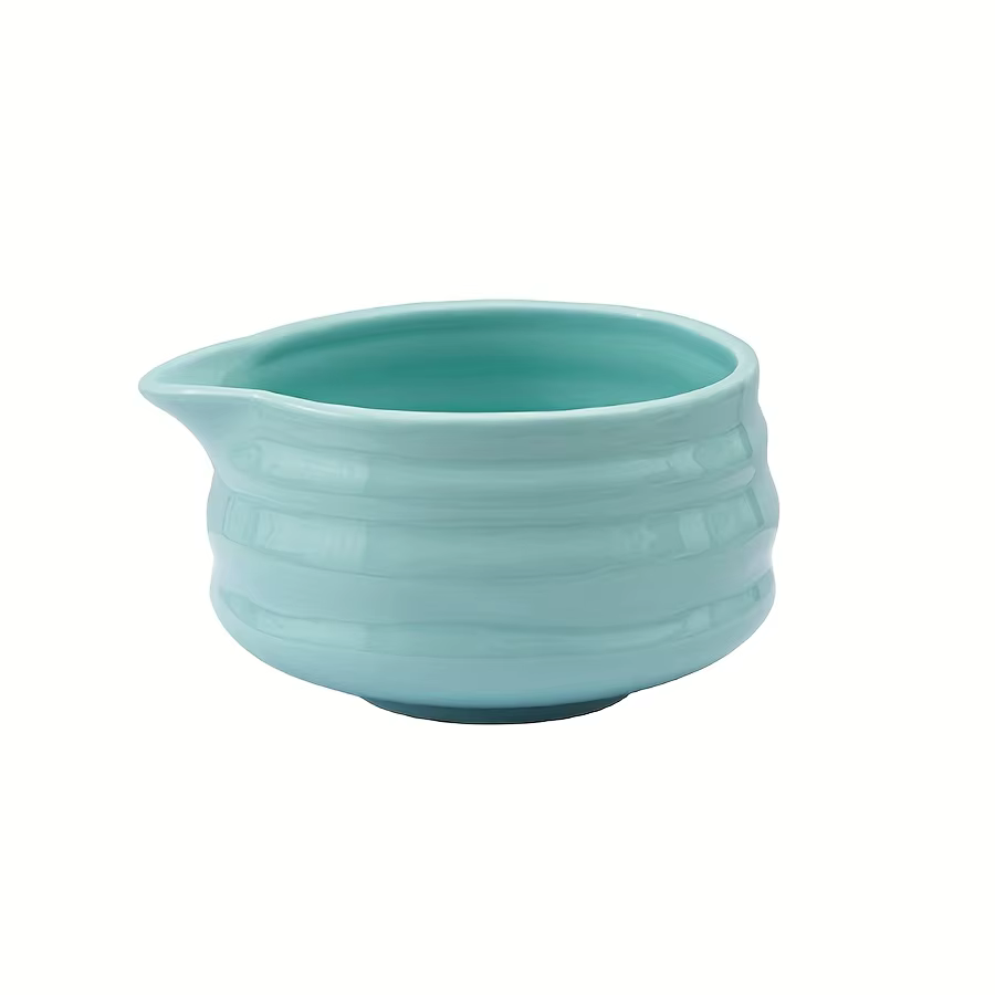 Bol Matcha traditionnel japonais en céramique, 460ml/16oz, avec bec verseur, fait à la main, cérémon