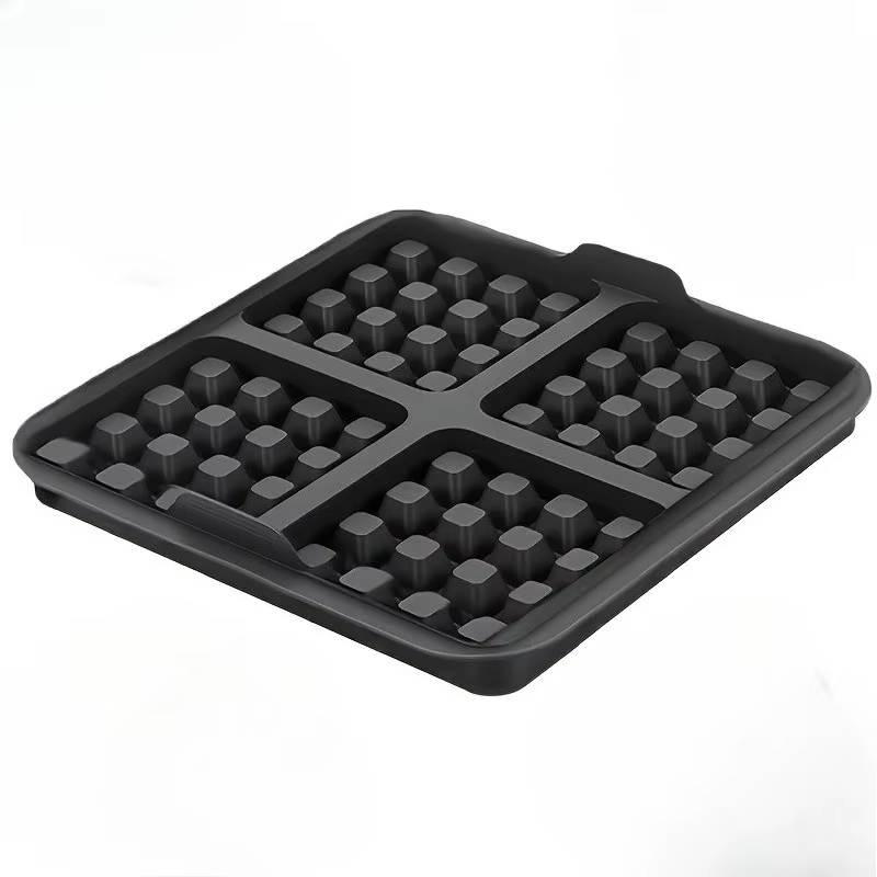 Moule à gaufres carrées, plaque de cuisson antiadhésive pour friteuse à air, réutilisable pour gaufr