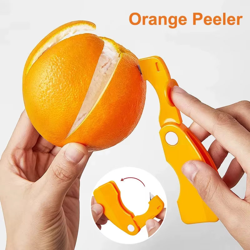 Éplucheur d'oranges, dispositif à éplucher, couteau multifonctionnel pour pamplemousse, citron, coup