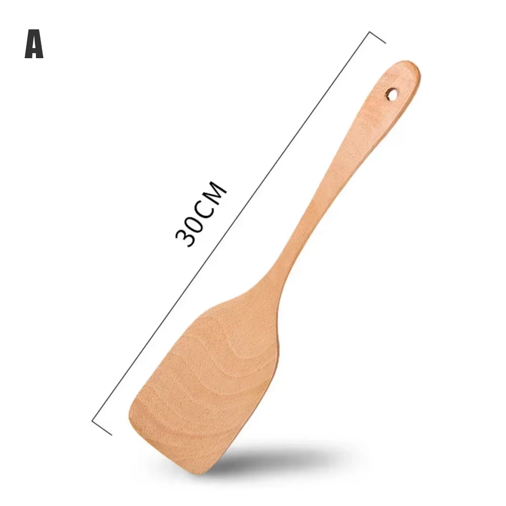 Spatule en bois antiarina, accessoires de cuisine, ustensiles de cuisine, outils de cuisine, pelle e