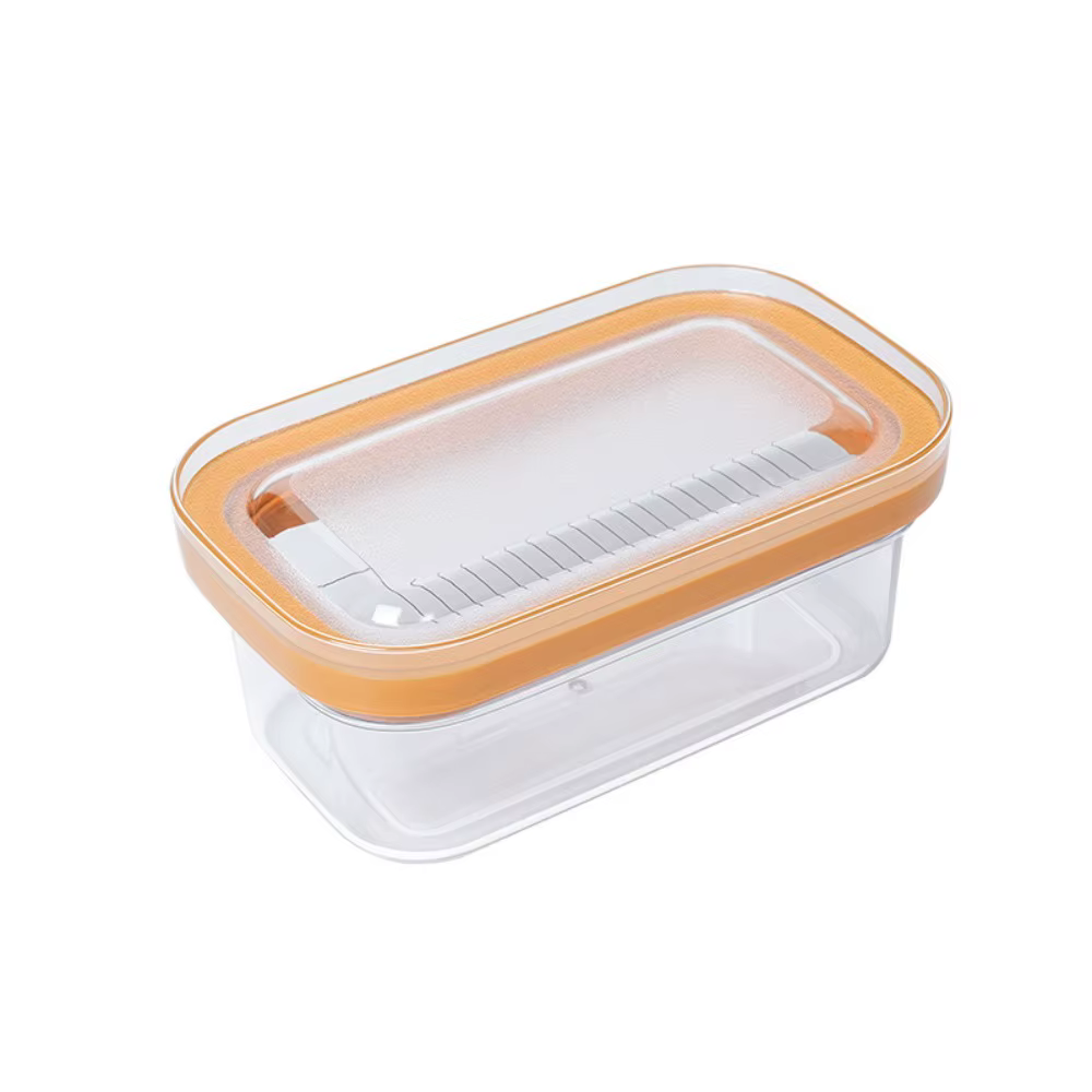 Conteneur de beurre à pression manuelle Durable en plastique avec couvercle d'étanchéité, conteneur 