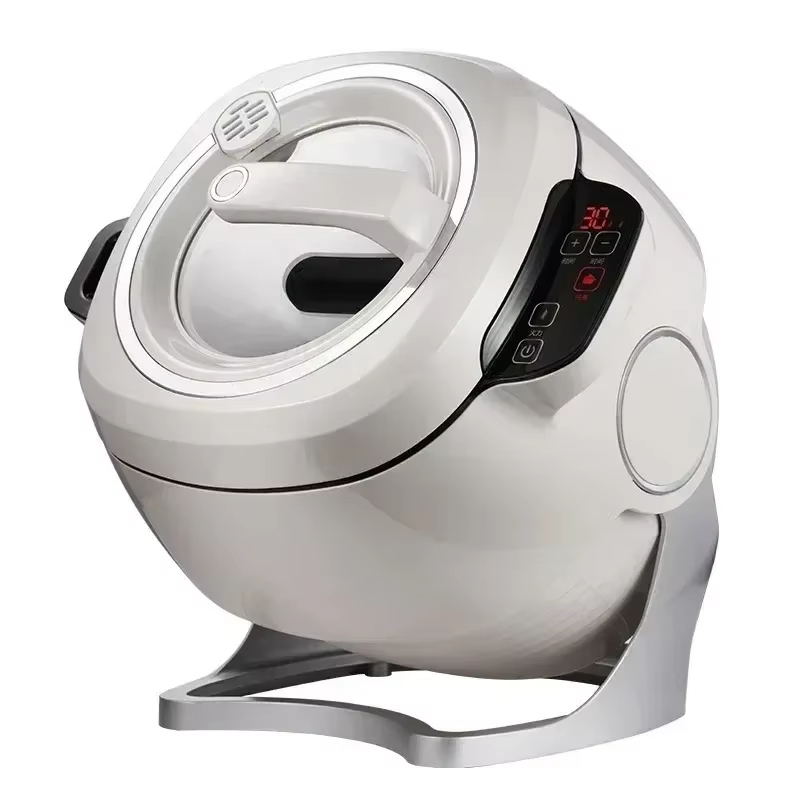 Wok Électrique Intelligent Automatique 2000W 2025 - Machine de Cuisson Multifonction Antiadhésive po