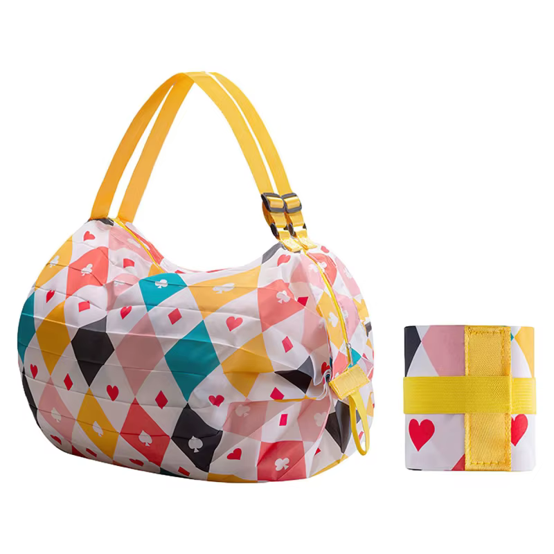 Sac de courses pliable, sac de rangement Portable de voyage étanche, sac de plage, sac d'épicerie de