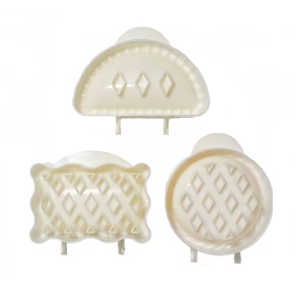 Moule de cuisson en plastique fait à la main, 3 pièces, créatif, réutilisable, pour pain, Durable, c
