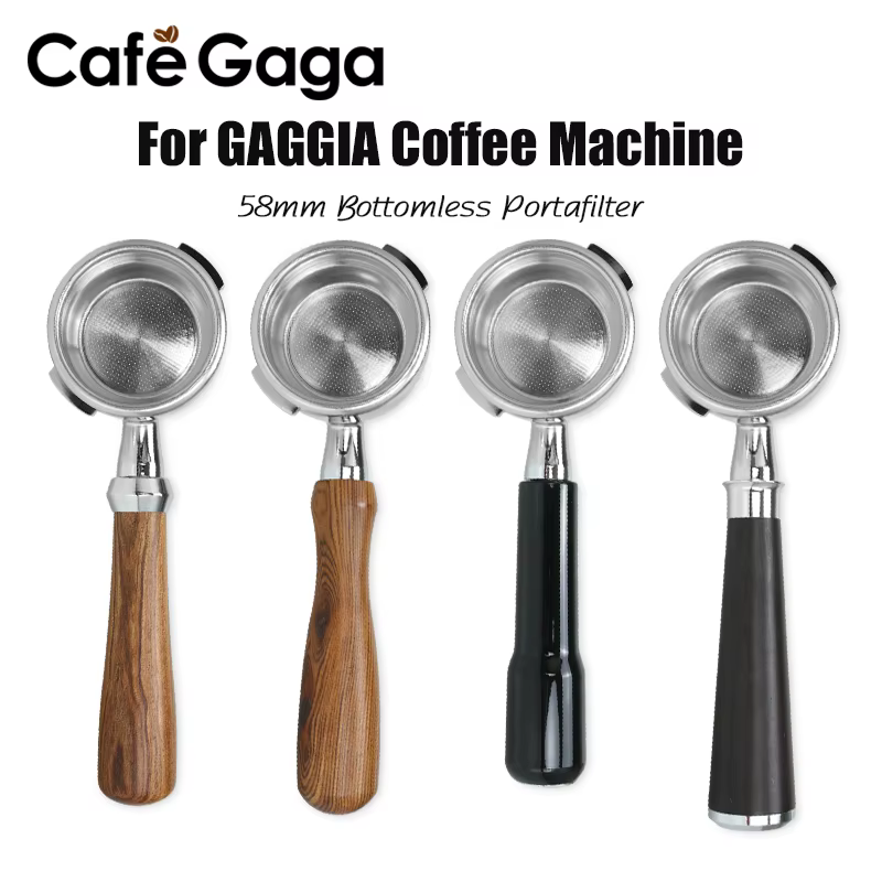 Porte-filtre à café sans fond, 58MM, pour GAGGIA Classic Pro, panier de filtre nu, accessoires Baris