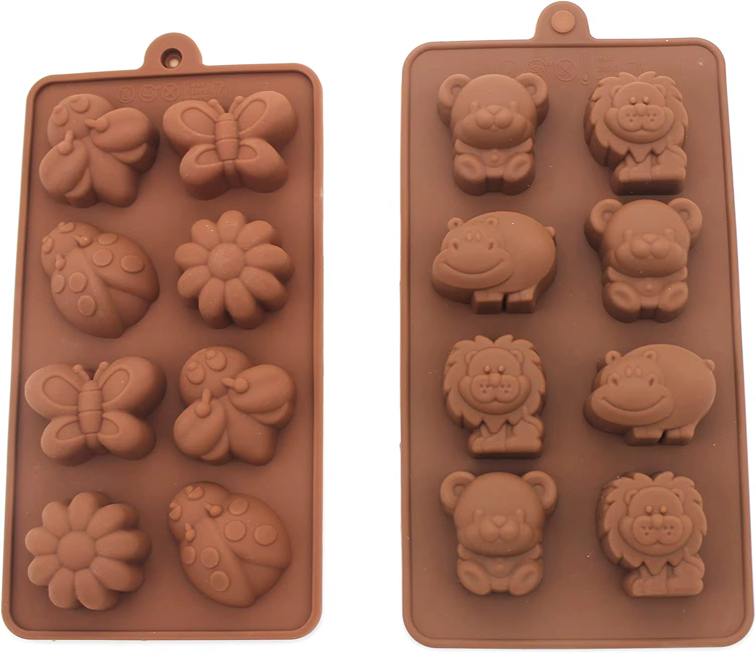 Moule à chocolat en Silicone, véhicules et formes d'animaux, pour la fabrication de chocolat, gaufre