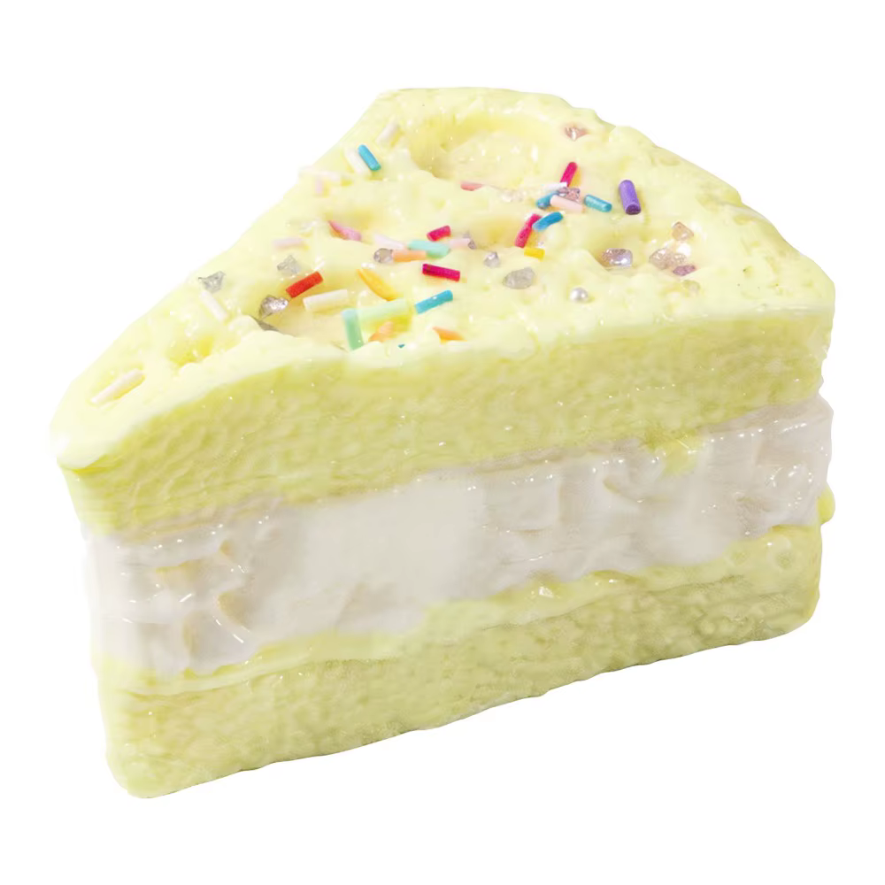 Gâteau triangulaire créatif en forme de fromage, réaliste, portable, à remontée lente, anti-stress f