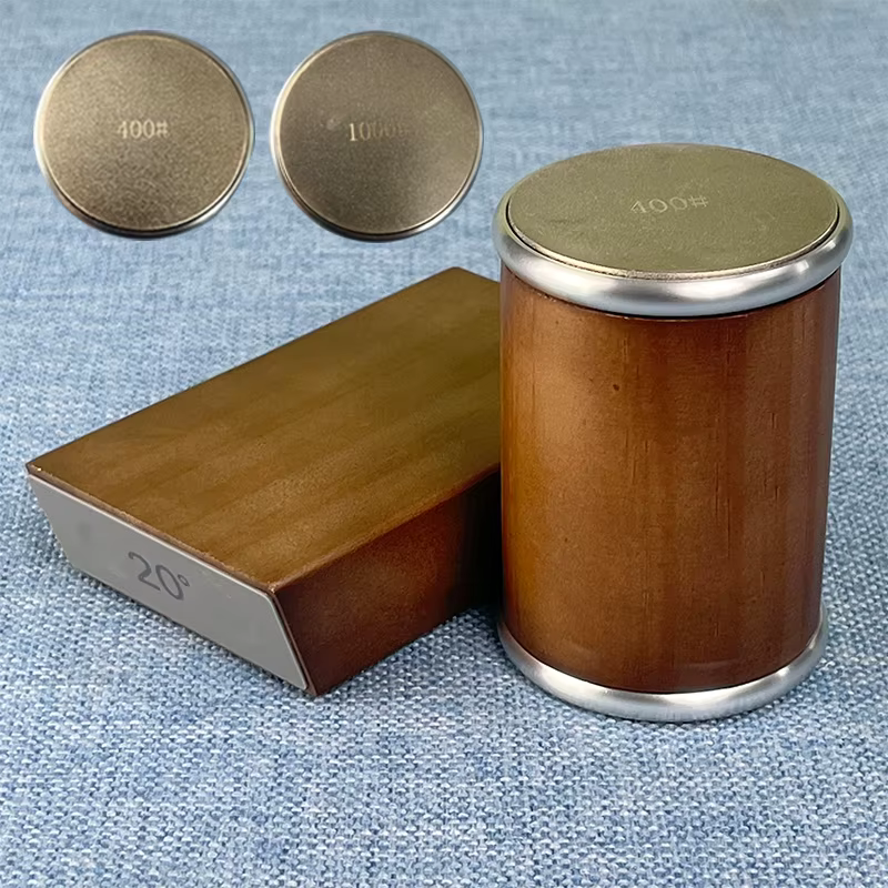 Kit d'affûtage de couteaux roulants 2025, pour affûtage de couteaux à rouleau à bord droit avec diam