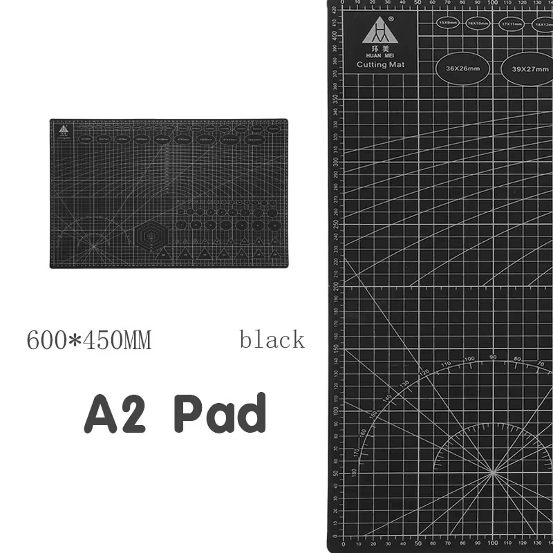 Planche à découper A2 60x45cm, ligne de grille, planche à découper auto-cicatrisante, carte artisana