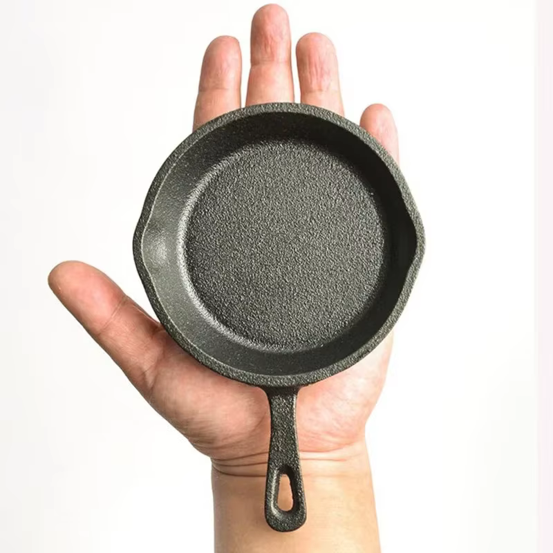 Outils de cuisine ménagers, ustensiles de cuisine, poêle à frire en fonte de 10cm, cuisinière à gaz