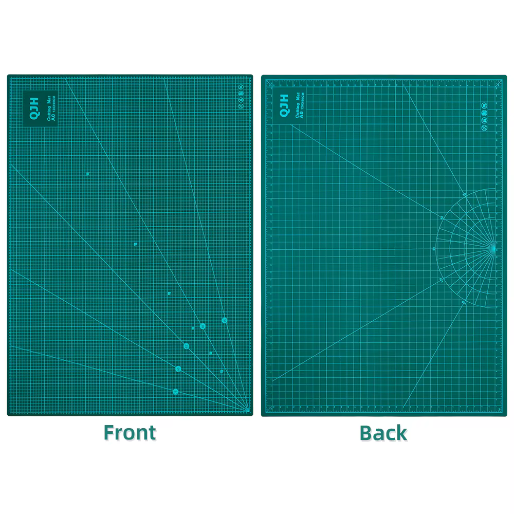 SUPER taille A0- 47.24x35.43 pouces vert auto-guérison planche à découper-1pc Double face utile tapi