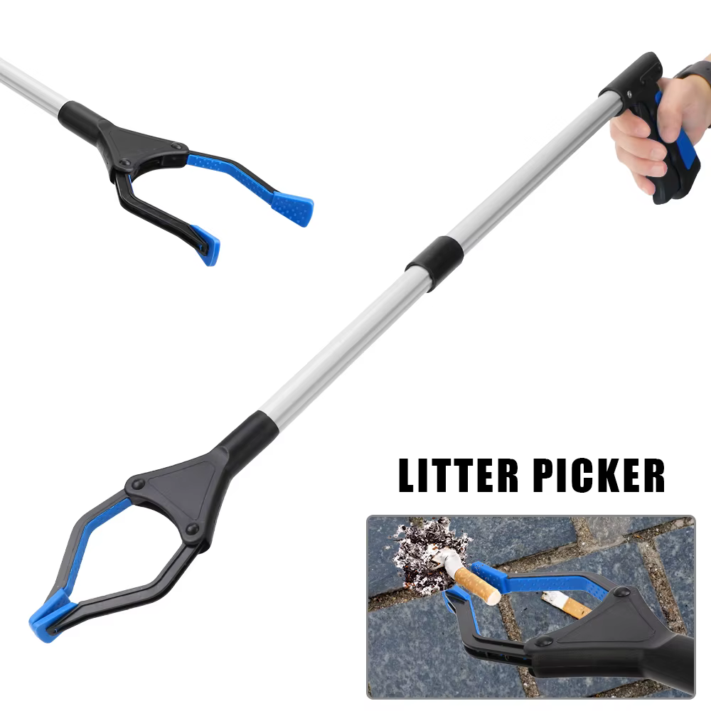Extension de pince pliable, outils manuels, rechercheurs de litière, outils de ramassage de déchets 