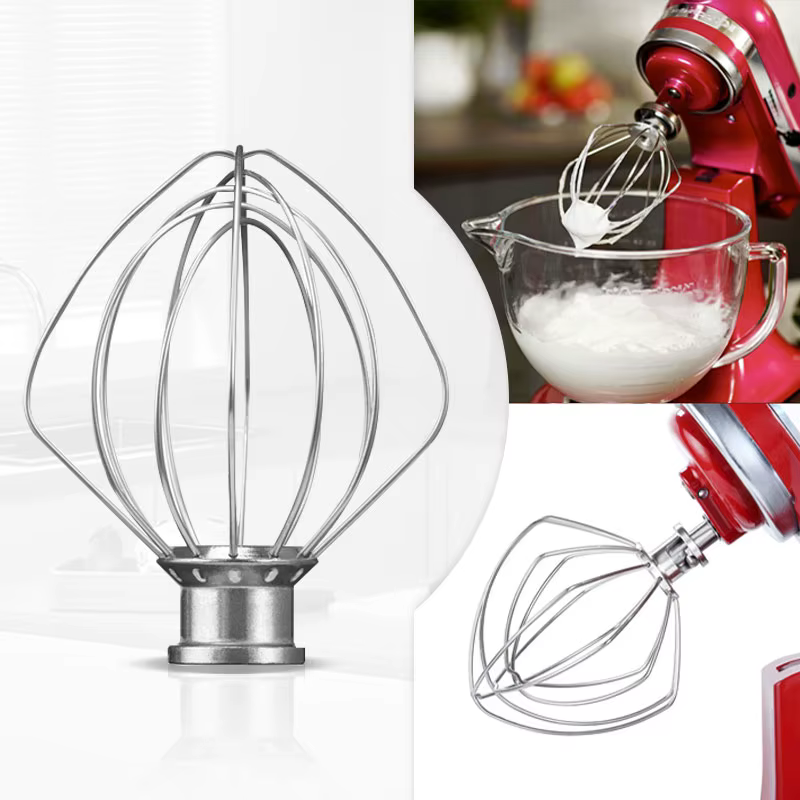 Fouet en fil d'acier inoxydable, accessoire pour batteur électrique de cuisine, pour batteur sur soc