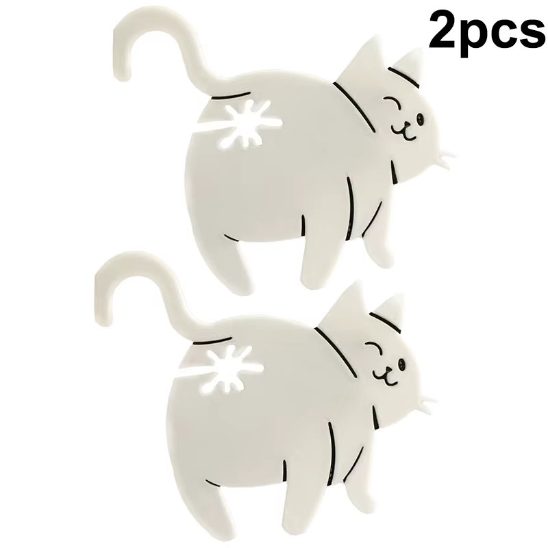 Clip de sac à pain 3D pour fesses de chat, 2 pièces, Clip de scellage pour sac de collation, Gadget 