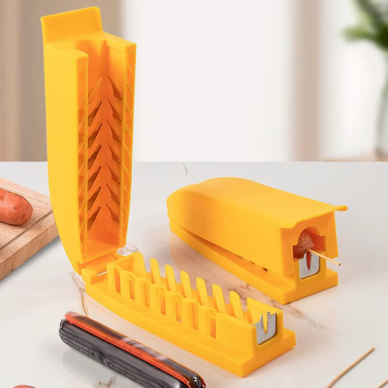 Outil de tranchage de Hot Dog, coupe-saucisses, ustensiles de cuisine, outils de Barbecue, coupe-Hot