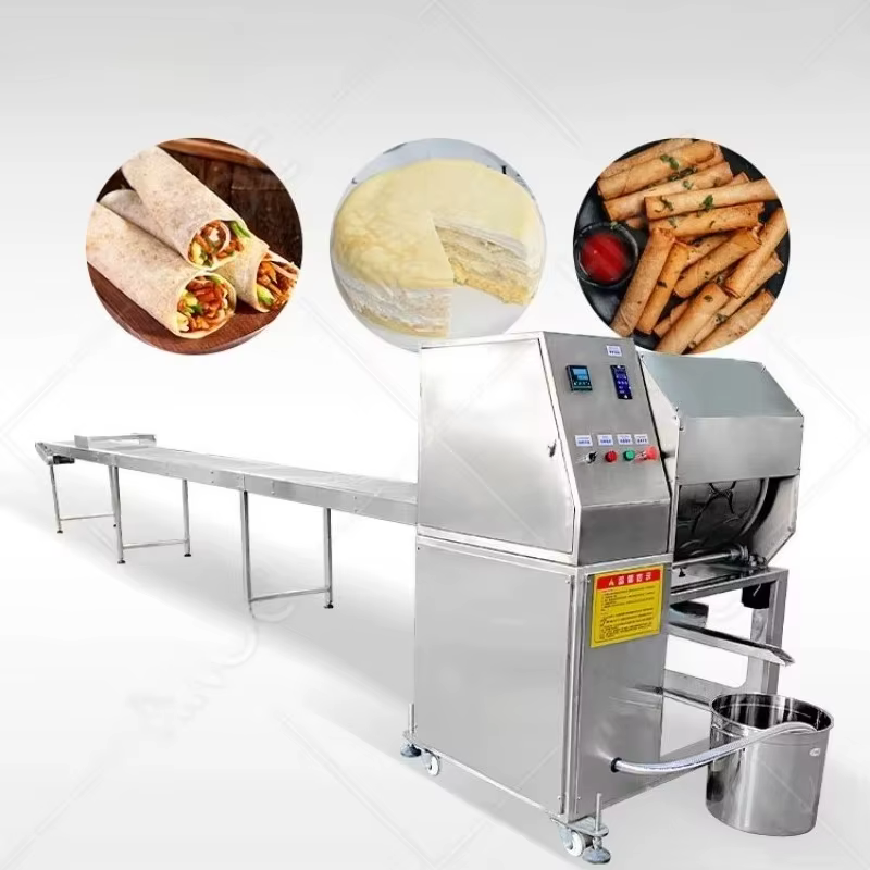 Machine à fabriquer des feuilles de pâtisserie, rouleau de printemps vietnamien, machine Injera trad