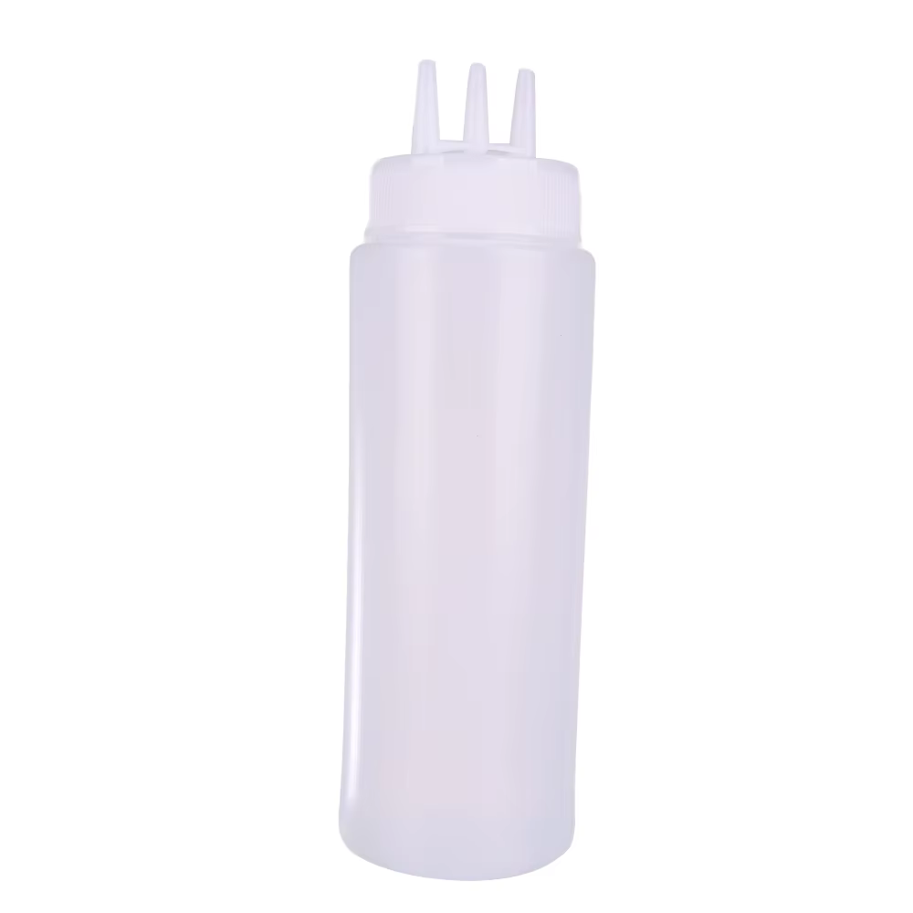 Ketchup 3 trous cuisine stockage Organization moutarde salade pot presser bouteille distributeur acc