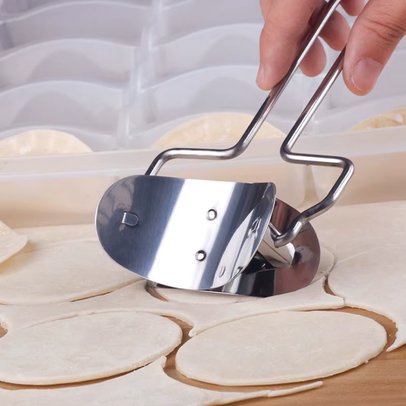 304 acier inoxydable boulette fabricant pâte cercle rouleau Machine cuisine pâtisserie gaufreur bric